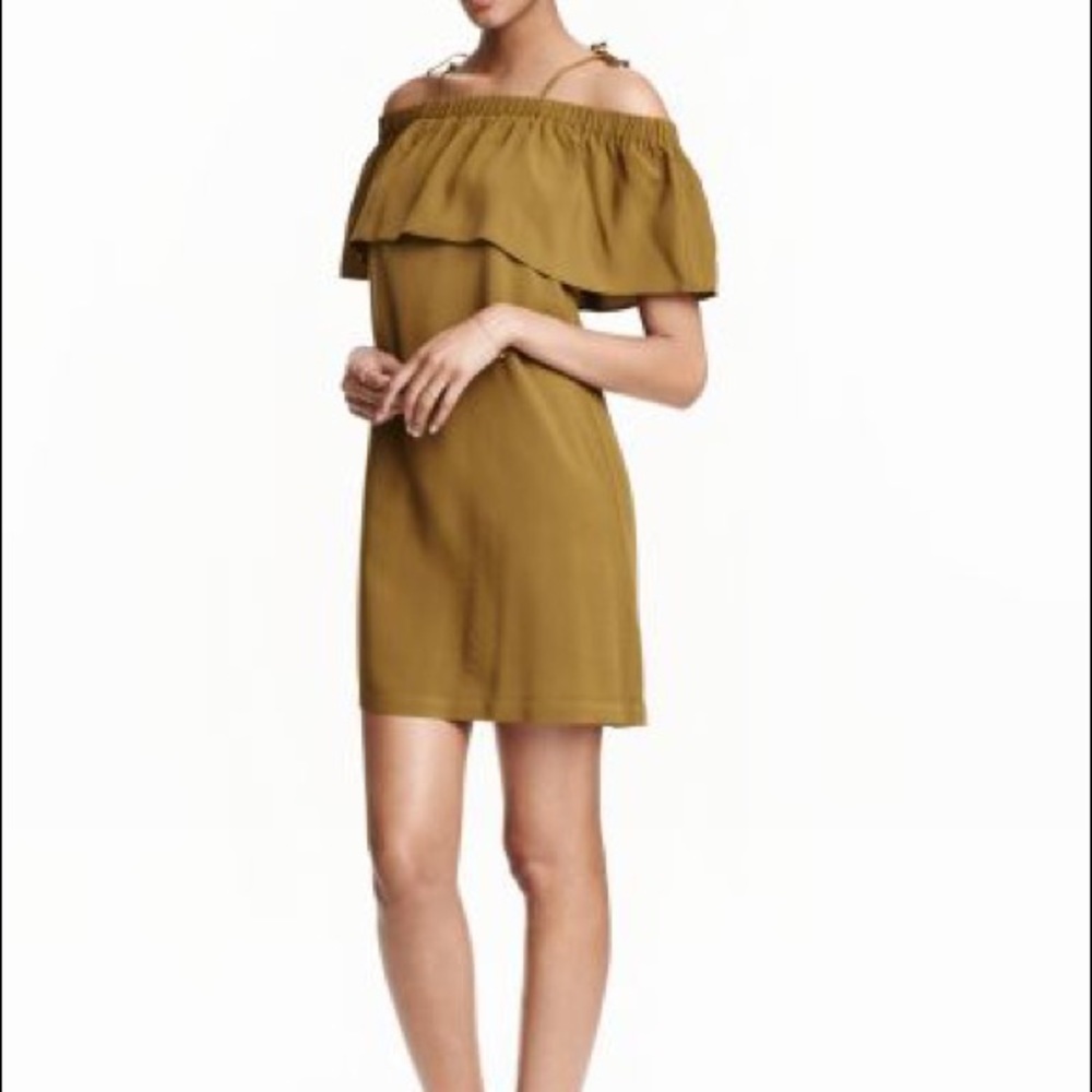 H&M off-shoulder mini dress